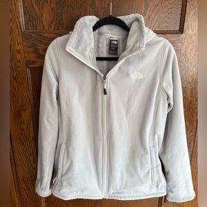 Grey XL North face zip up